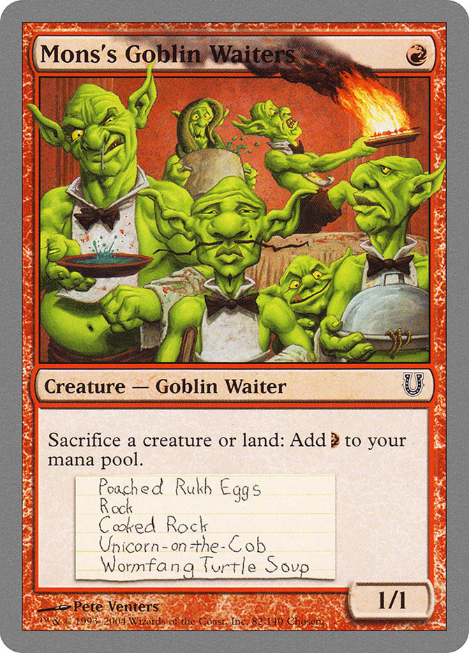 Mons's Goblin Waiters [Unhinged] | Pegasus Games WI