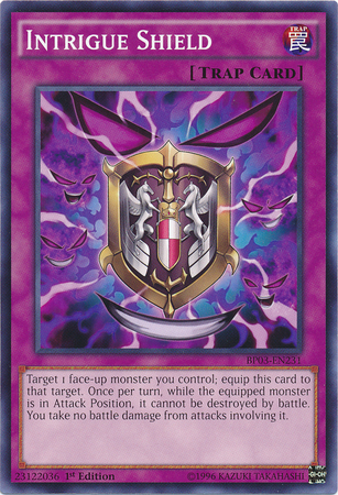 Intrigue Shield [BP03-EN231] Common | Pegasus Games WI