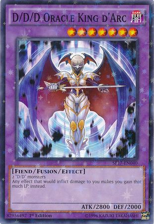 D/D/D Oracle King d'Arc (Starfoil) [SP17-EN040] Starfoil Rare | Pegasus Games WI