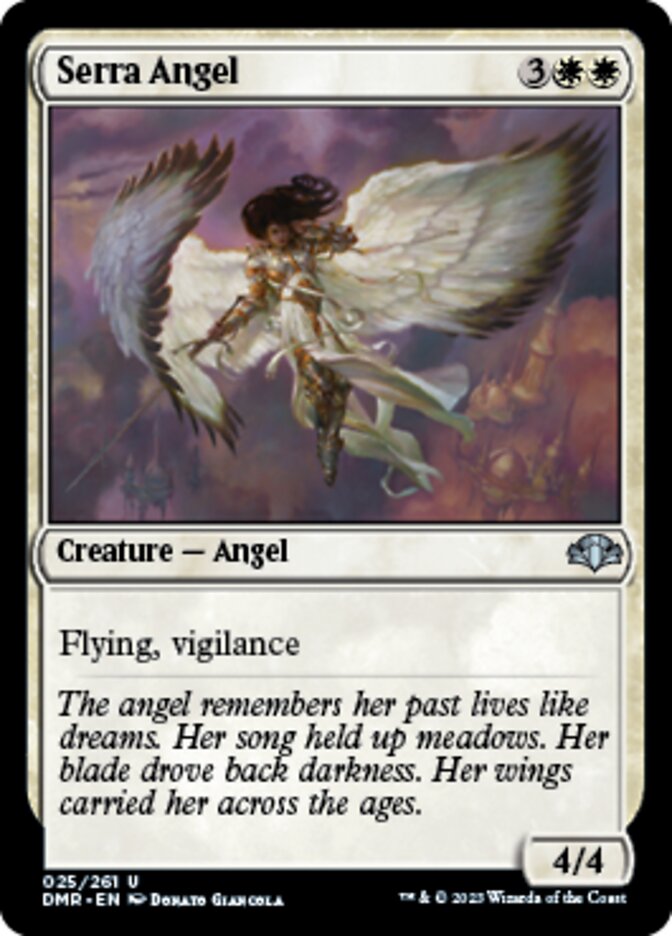 Serra Angel [Dominaria Remastered] | Pegasus Games WI