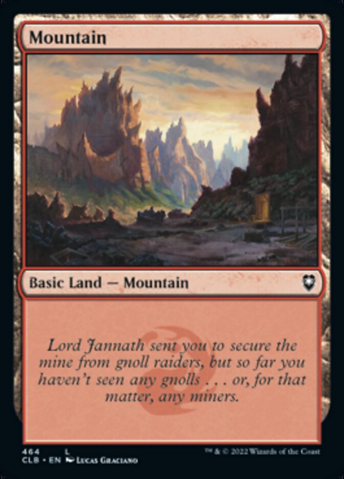 Mountain (464) [Commander Legends: Battle for Baldur's Gate] | Pegasus Games WI