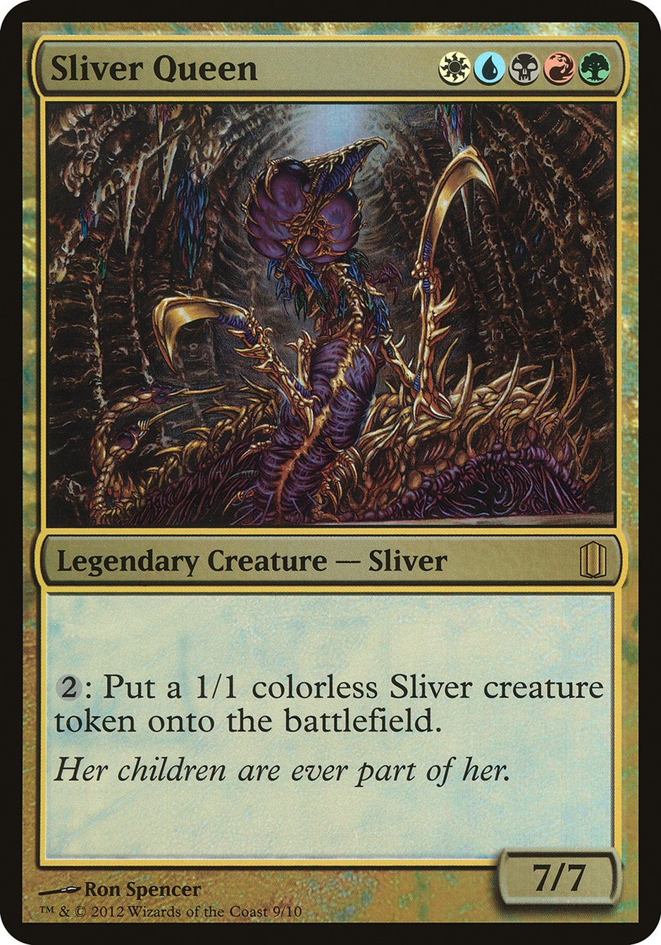 Sliver Queen (Oversized) [Commander's Arsenal Oversized] | Pegasus Games WI