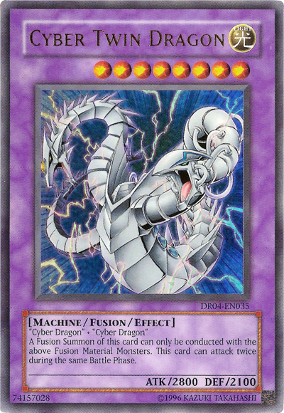 Cyber Twin Dragon [DR04-EN035] Ultra Rare | Pegasus Games WI