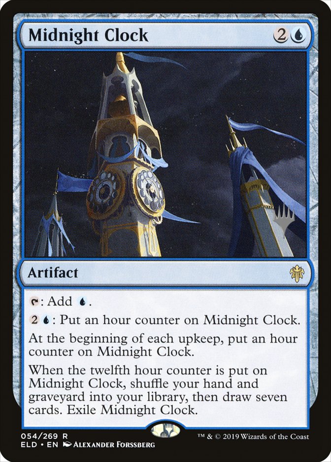 Midnight Clock (Promo Pack) [Throne of Eldraine Promos] | Pegasus Games WI