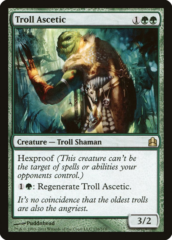 Troll Ascetic [Commander 2011] | Pegasus Games WI