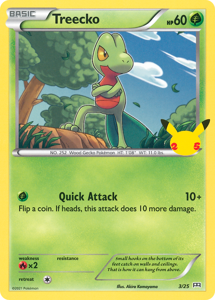 Treecko (3/25) [McDonald's 25th Anniversary] | Pegasus Games WI