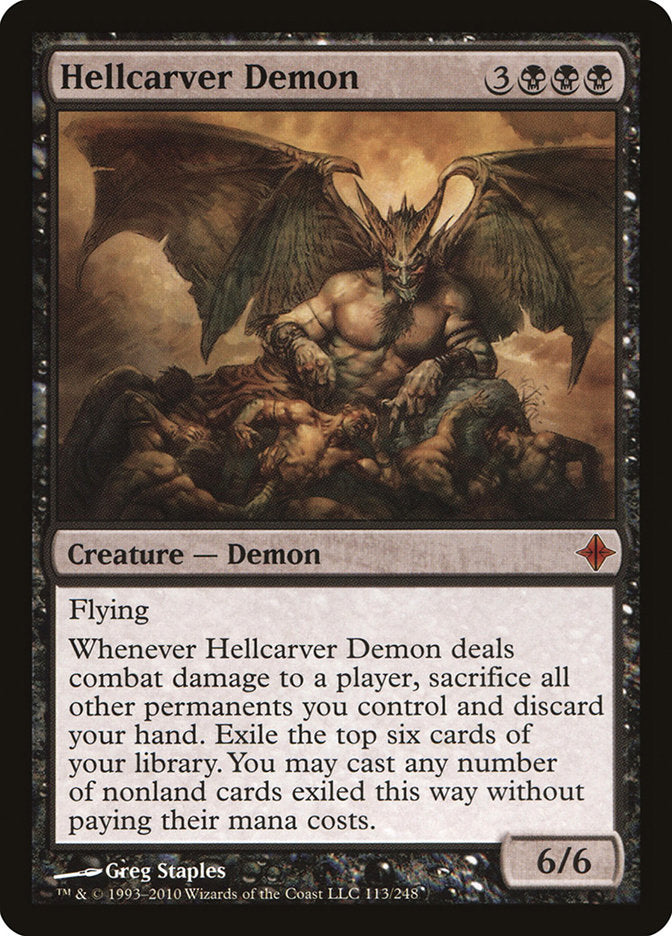 Hellcarver Demon [Rise of the Eldrazi] | Pegasus Games WI