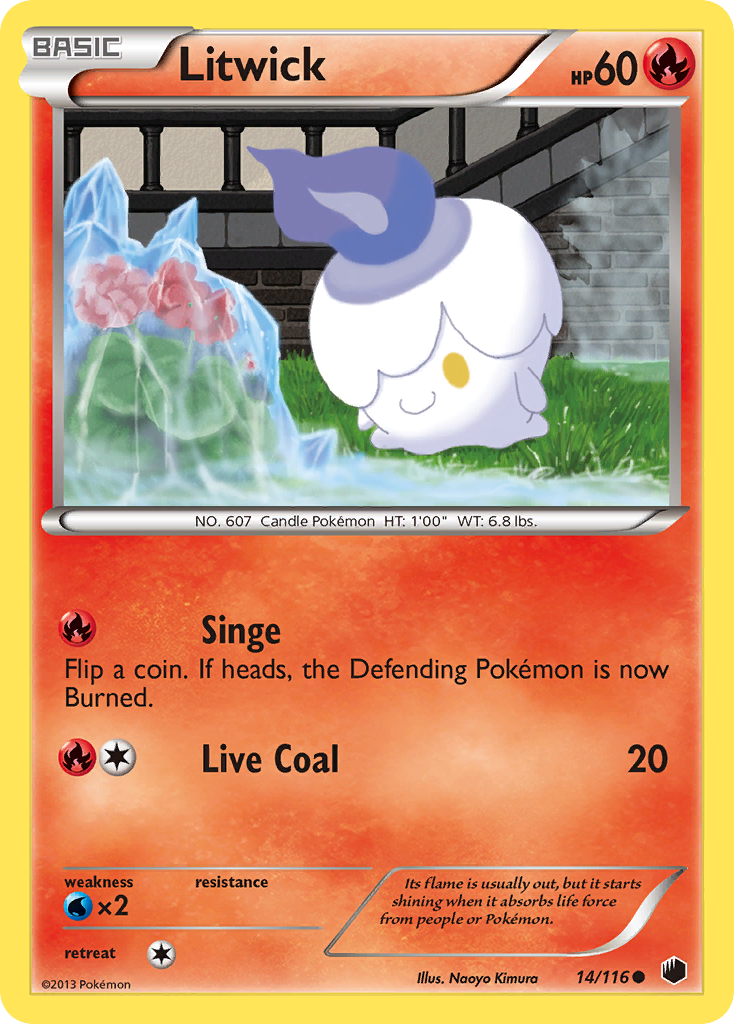 Litwick (14/116) [Black & White: Plasma Freeze] | Pegasus Games WI