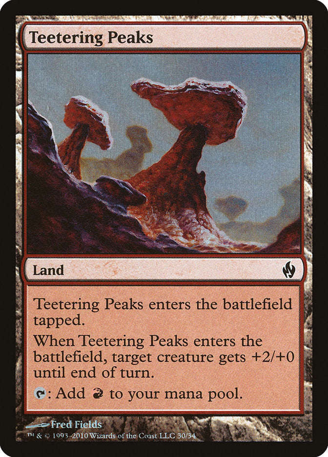 Teetering Peaks [Premium Deck Series: Fire and Lightning] | Pegasus Games WI