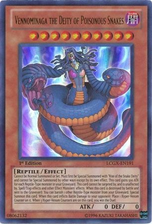 Vennominaga the Deity of Poisonous Snakes [LCGX-EN191] Ultra Rare | Pegasus Games WI