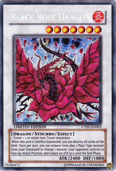 Black Rose Dragon [CT05-EN003] Secret Rare | Pegasus Games WI