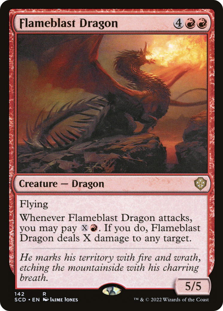 Flameblast Dragon [Starter Commander Decks] | Pegasus Games WI