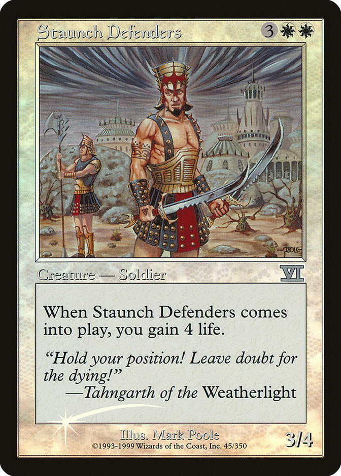 Staunch Defenders [Friday Night Magic 2000] | Pegasus Games WI
