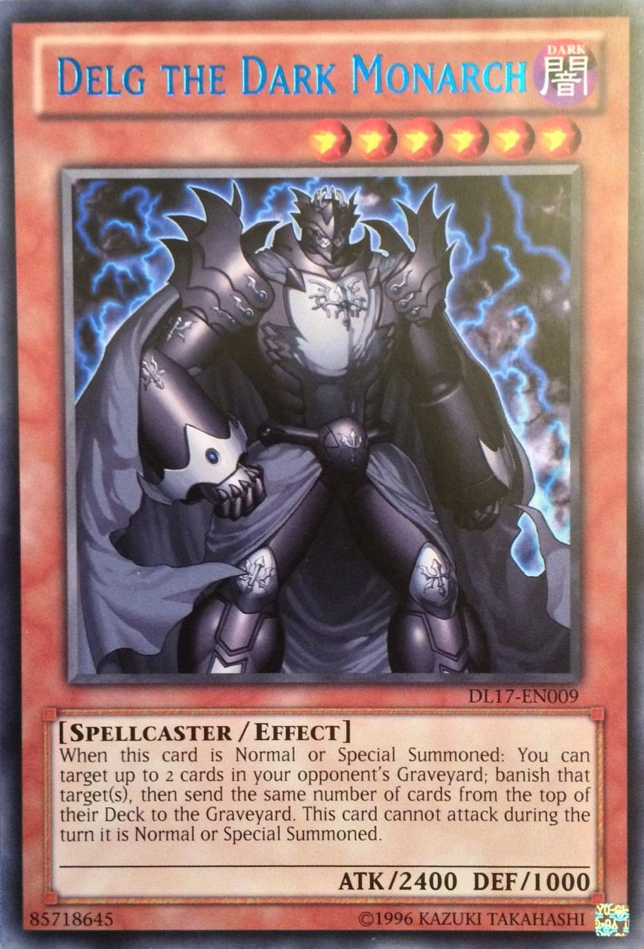 Delg the Dark Monarch (Blue) [DL17-EN009] Rare | Pegasus Games WI