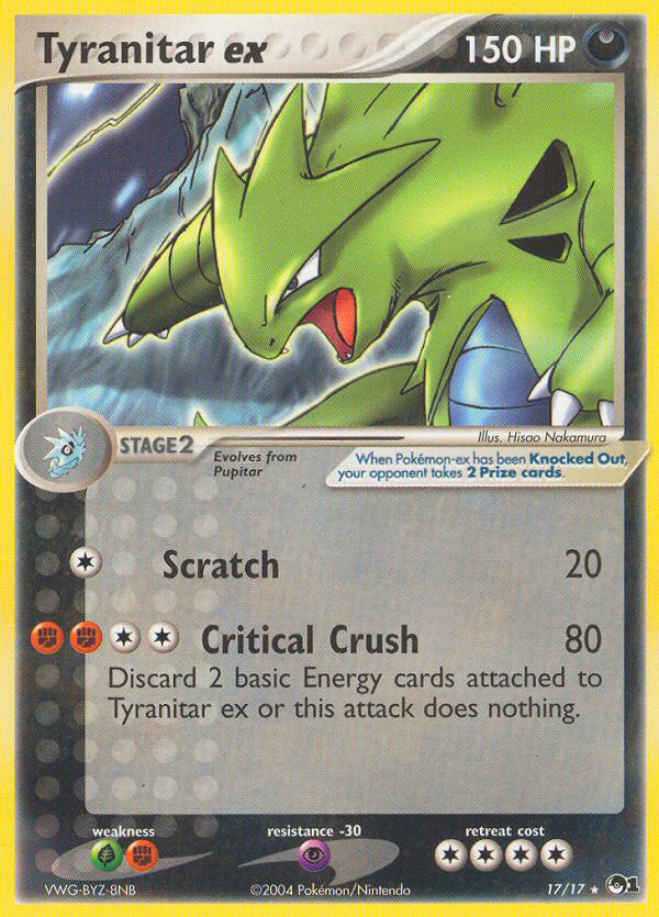 Tyranitar ex (17/17) [POP Series 1] | Pegasus Games WI