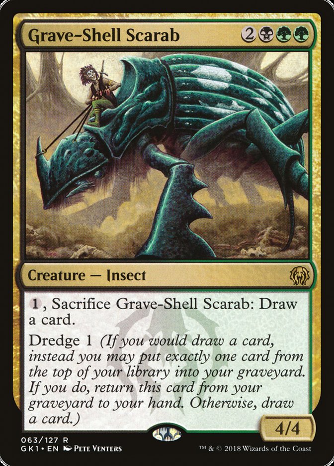 Grave-Shell Scarab [Guilds of Ravnica Guild Kit] | Pegasus Games WI