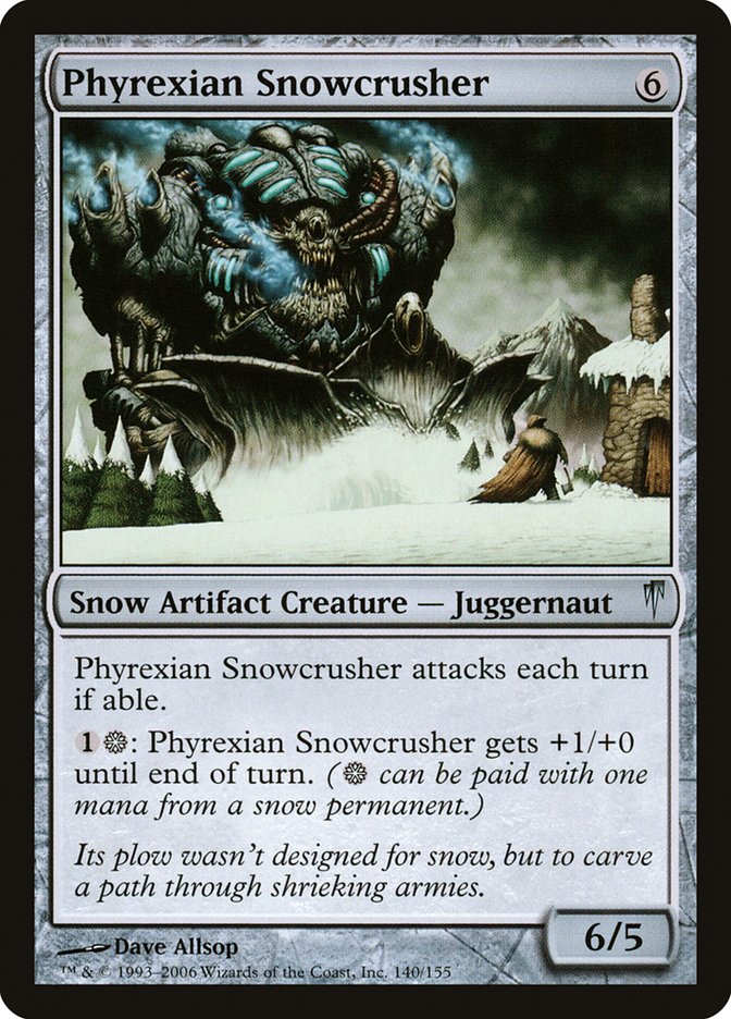 Phyrexian Snowcrusher [Coldsnap] | Pegasus Games WI