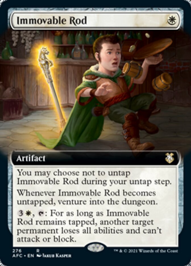 Immovable Rod (Extended Art) [Dungeons & Dragons: Adventures in the Forgotten Realms Commander] | Pegasus Games WI