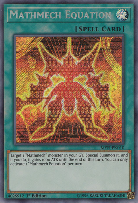 Mathmech Equation [MYFI-EN010] Secret Rare | Pegasus Games WI