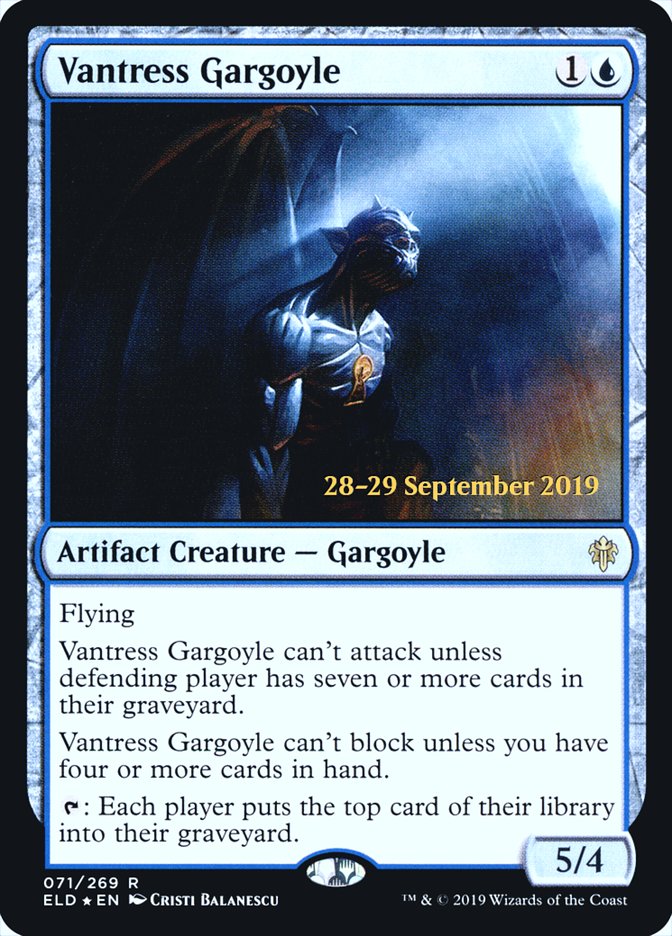 Vantress Gargoyle [Throne of Eldraine Prerelease Promos] | Pegasus Games WI