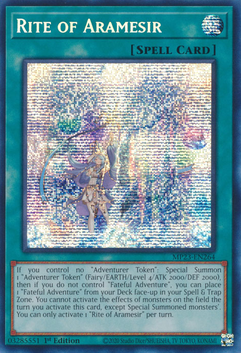 Rite of Aramesir [MP23-EN264] Prismatic Secret Rare | Pegasus Games WI