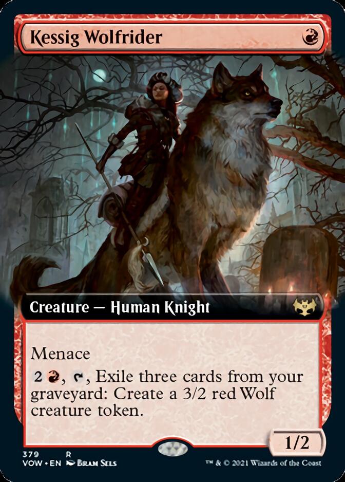 Kessig Wolfrider (Extended Art) [Innistrad: Crimson Vow] | Pegasus Games WI