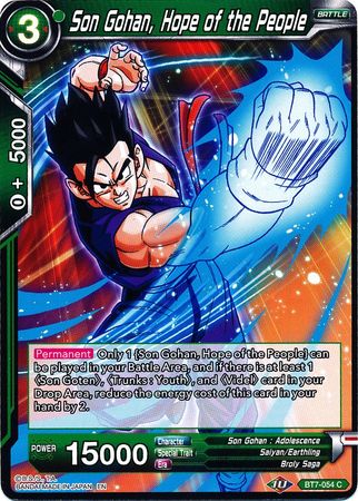Son Gohan, Hope of the People [BT7-054] | Pegasus Games WI