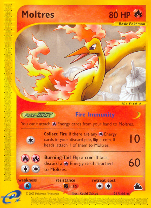 Moltres (21/144) [Skyridge] | Pegasus Games WI