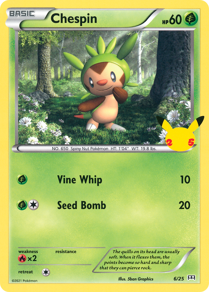 Chespin (6/25) [McDonald's 25th Anniversary] | Pegasus Games WI