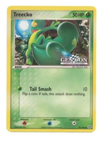 Treecko (70/106) (Gen Con The Best Four Days in Gaming Promo) [EX: Emerald] | Pegasus Games WI