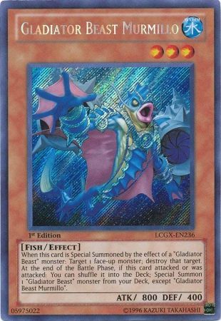 Gladiator Beast Murmillo [LCGX-EN236] Secret Rare | Pegasus Games WI