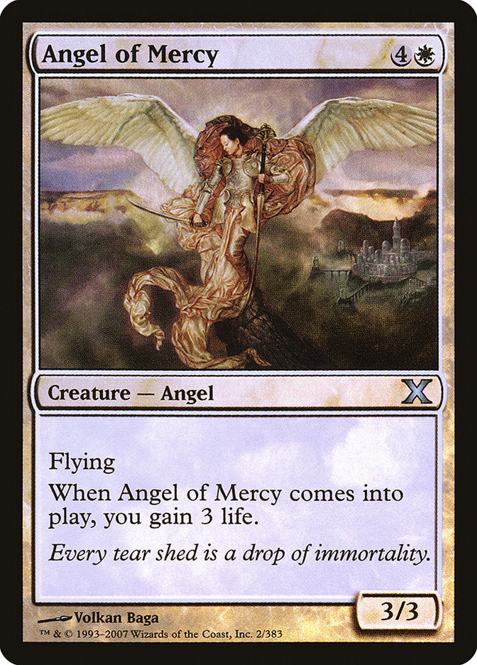 Angel of Mercy (Premium Foil) [Tenth Edition] | Pegasus Games WI