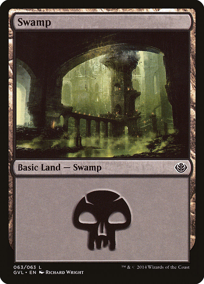 Swamp (63) (Garruk vs. Liliana) [Duel Decks Anthology] | Pegasus Games WI