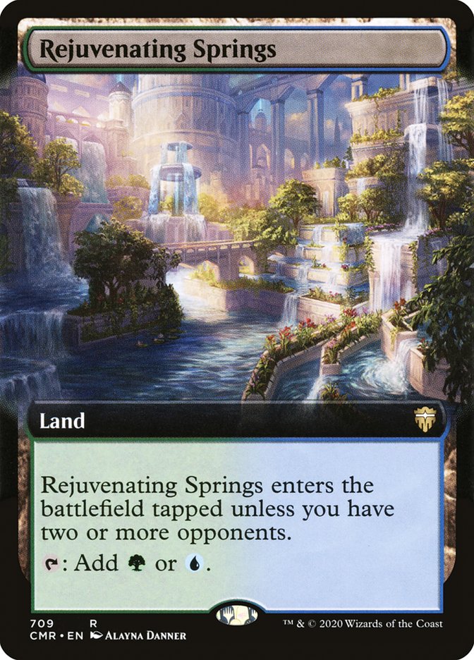 Rejuvenating Springs (Extended Art) [Commander Legends] | Pegasus Games WI