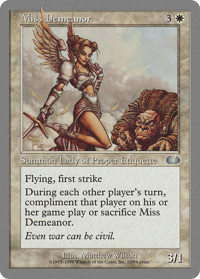 Miss Demeanor [Unglued] | Pegasus Games WI