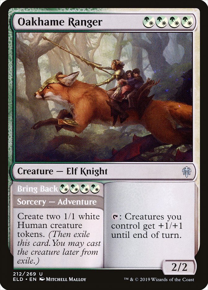 Oakhame Ranger // Bring Back [Throne of Eldraine] | Pegasus Games WI