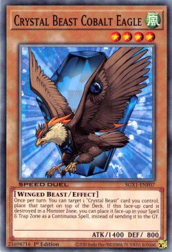 Crystal Beast Cobalt Eagle [SGX1-ENF07] Common | Pegasus Games WI