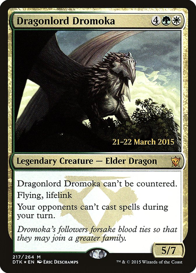 Dragonlord Dromoka [Dragons of Tarkir Prerelease Promos] | Pegasus Games WI