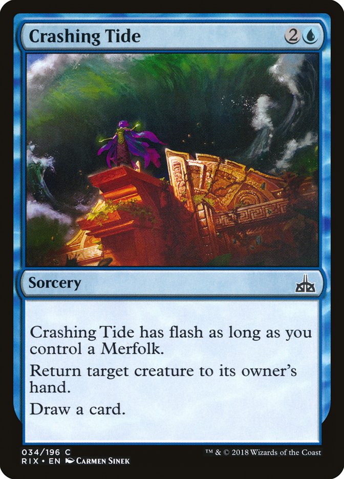 Crashing Tide [Rivals of Ixalan] | Pegasus Games WI