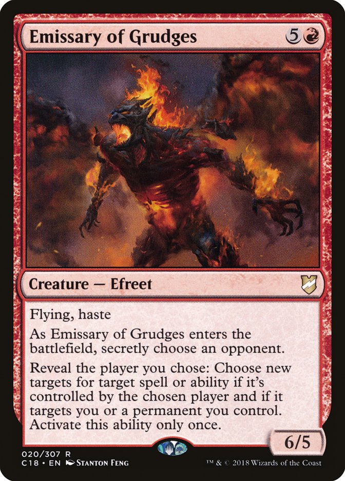 Emissary of Grudges [Commander 2018] | Pegasus Games WI
