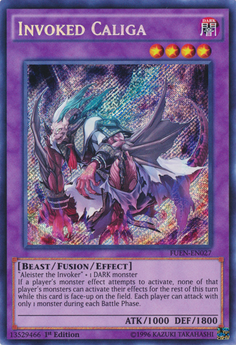 Invoked Caliga [FUEN-EN027] Secret Rare | Pegasus Games WI