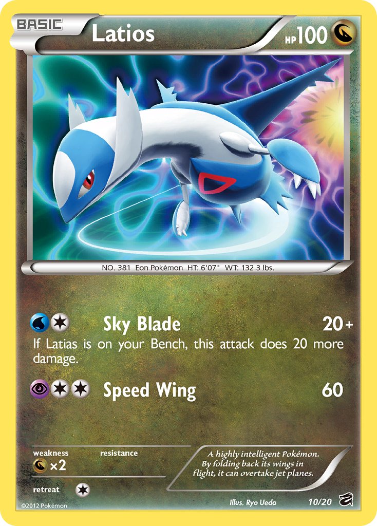 Latios (10/20) [Black & White: Dragon Vault] | Pegasus Games WI