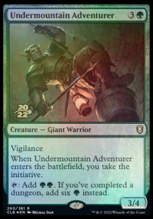 Undermountain Adventurer [Commander Legends: Battle for Baldur's Gate Prerelease Promos] | Pegasus Games WI