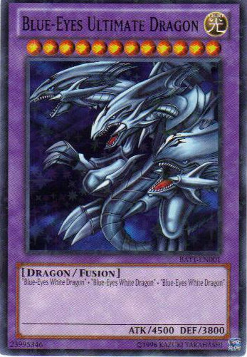 Blue-Eyes Ultimate Dragon [BATT-EN001] Starfoil Rare | Pegasus Games WI