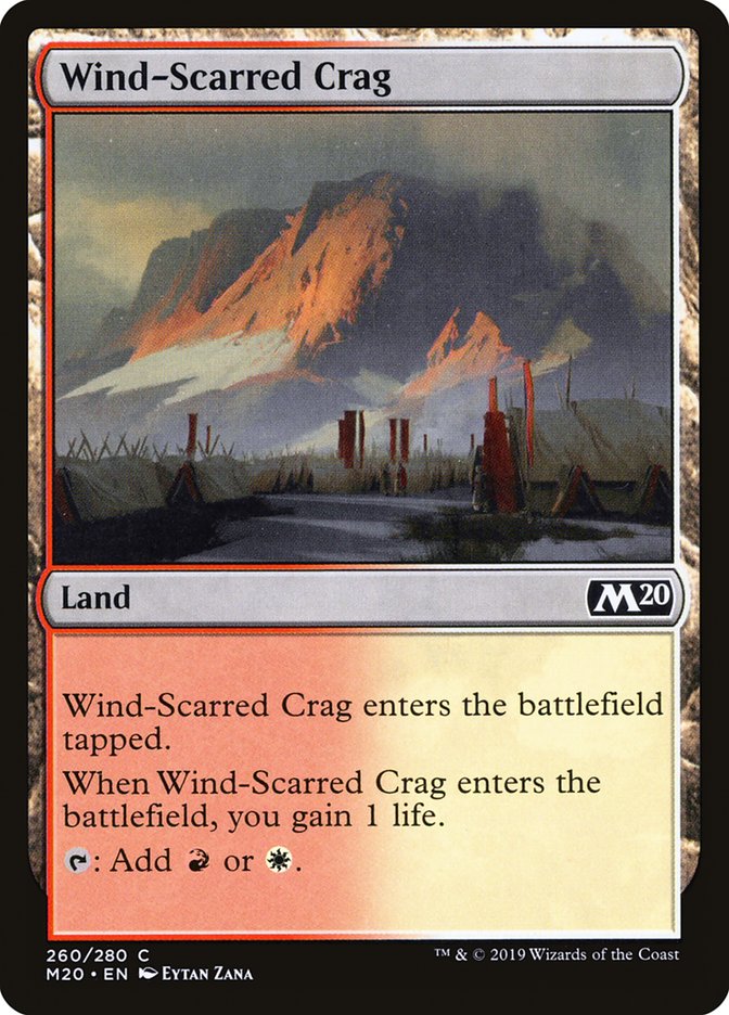 Wind-Scarred Crag [Core Set 2020] | Pegasus Games WI