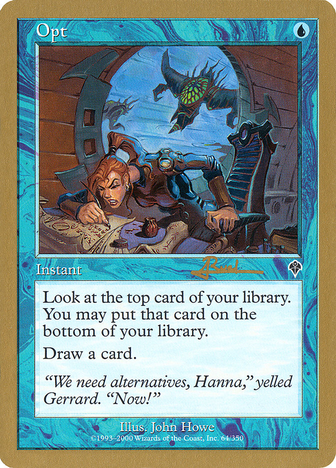 Opt (Antoine Ruel) [World Championship Decks 2001] | Pegasus Games WI