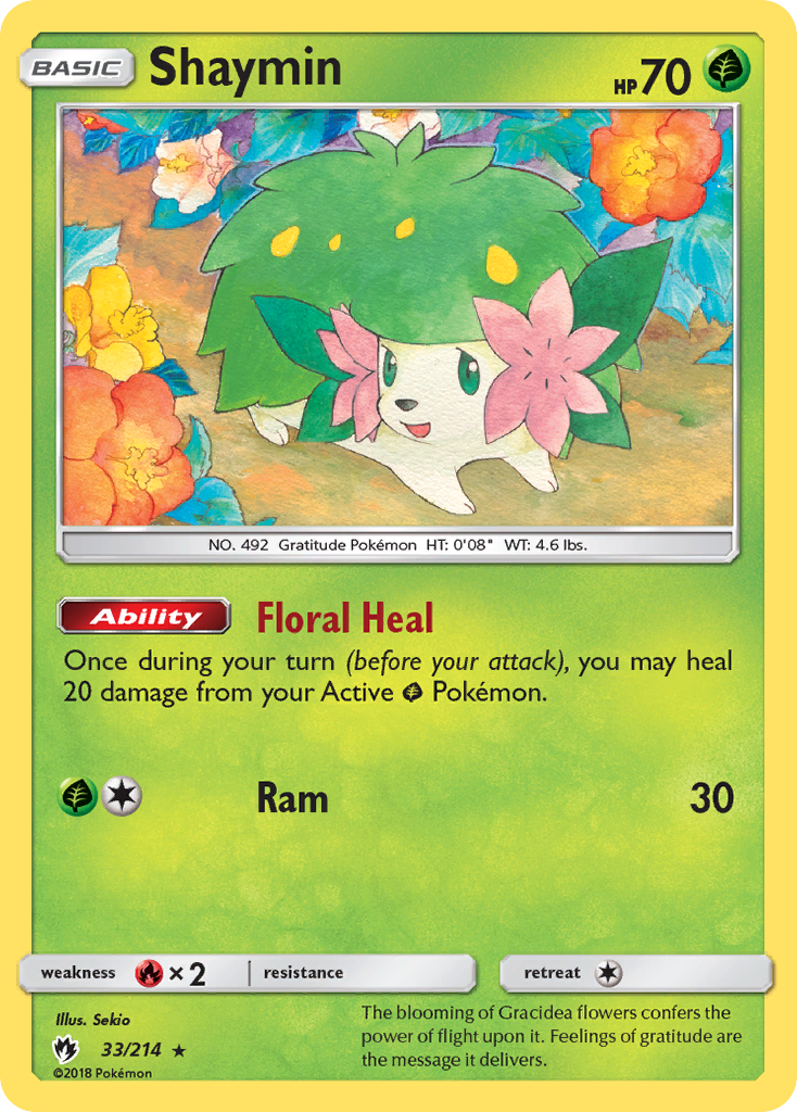 Shaymin (33/214) [Sun & Moon: Lost Thunder] | Pegasus Games WI
