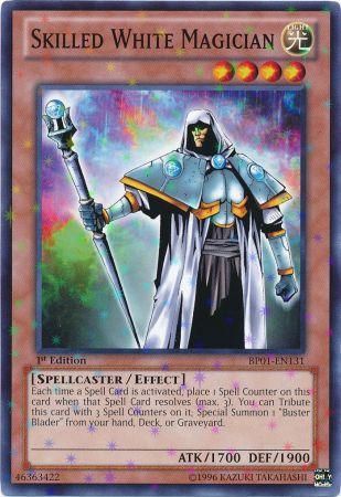 Skilled White Magician [BP01-EN131] Starfoil Rare | Pegasus Games WI