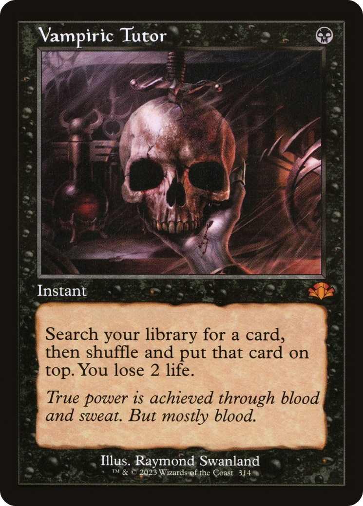 Vampiric Tutor (Retro) [Dominaria Remastered] | Pegasus Games WI