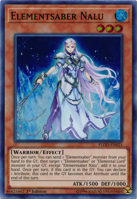 Elementsaber Nalu [FLOD-EN021] Super Rare | Pegasus Games WI